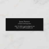 私は人々-専門のカメラマン--を撃ちます スキニー名刺 (裏面)