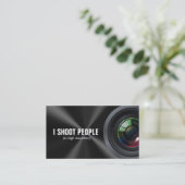 私は人々-専門のカメラマン--を撃ちます 名刺 (スタンド正面)