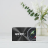 私は人々-専門のカメラマン--を撃ちます 名刺 (スタンド正面)