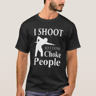 私は人々-熱いビリヤードのTシャツ--を窒息させません Tシャツ