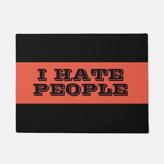 私は人々Crotchityドアマット嫌い ドアマット (正面)