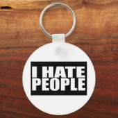 私は人が嫌いだ キーホルダー (正面)