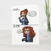 私は人が嫌い カード (正面)