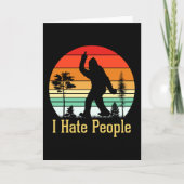 私は人が嫌い | Bigfootレトロ カード (正面)