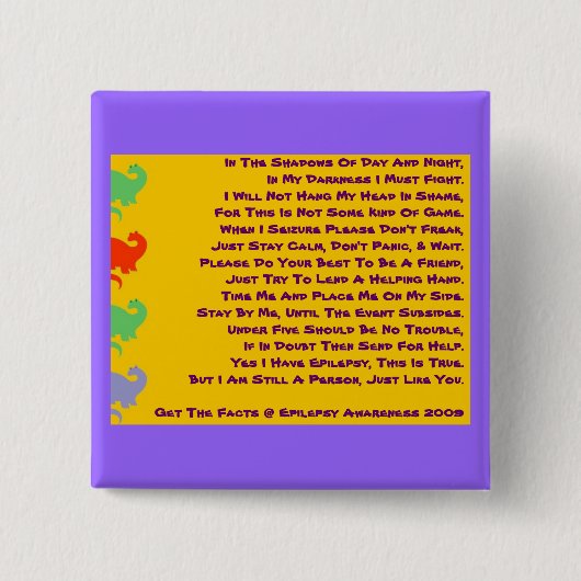 私は人ですも! 缶バッジ (正面)