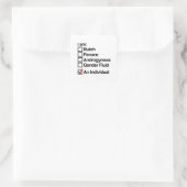 私は人です (行動) スクエアシール (バッグ)