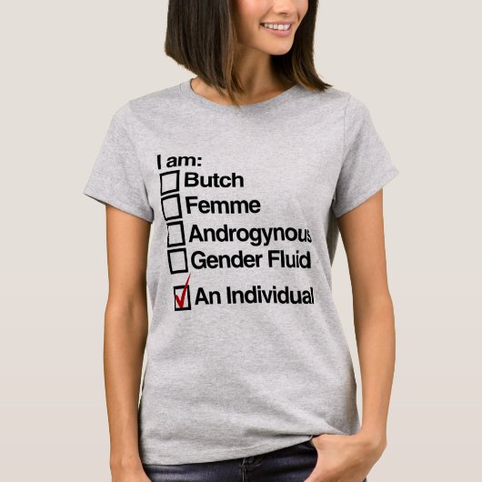 私は人です (行動) Tシャツ (正面)