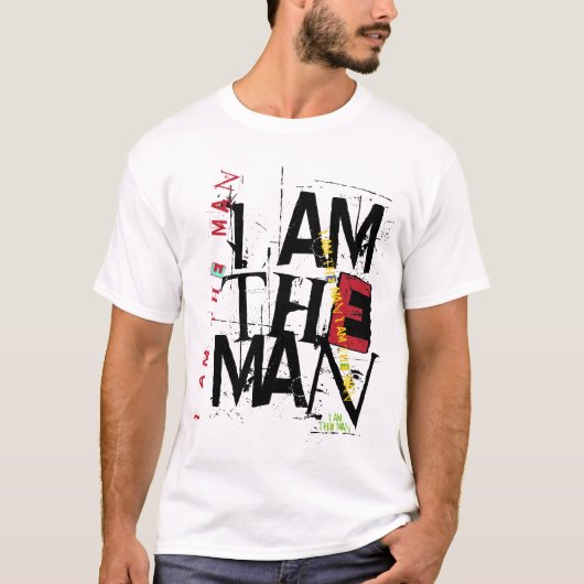 私は人です Tシャツ (正面)