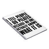 私は人にピラトをすると伝える ノートブック (右側)