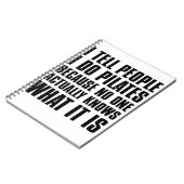 私は人にピラトをすると伝える ノートブック (左側)