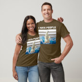 私は人のシャツを嫌う気候変動は気候に耐える Tシャツ (ユニセックス)