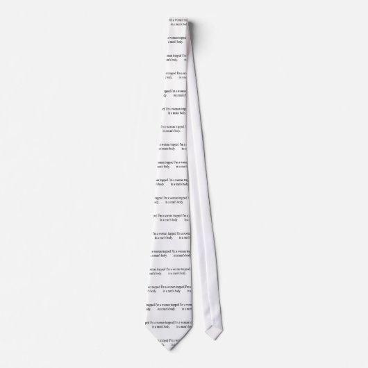 私は人の体のネクタイで引っ掛かる女性です ネクタイ (正面)