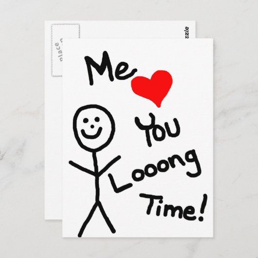 私は人の漫画を貼るのが大好き ポストカード (正面/裏面)