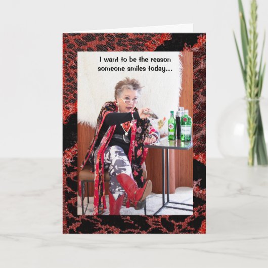 私は人の理由になりたいスマイル カード (正面)