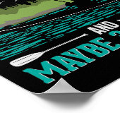 私は人よりもカヤックが好きだ ポスター (角)