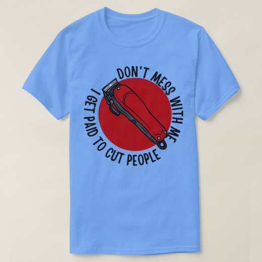 私は人をカットするために支払わおもしろいれるシャツG Tシャツ (デザイン正面)