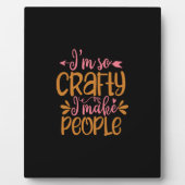 私は人を作るというとても頭が良い フォトプラーク (正面)