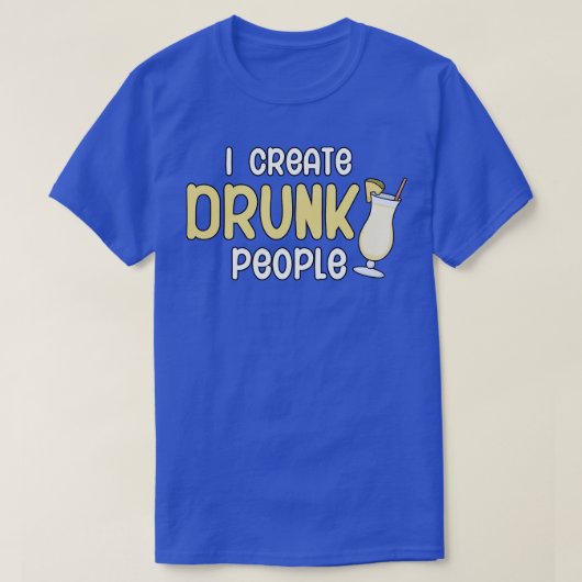 私は人を作飲る Tシャツ (デザイン正面)