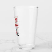 私は人を傷つけるお金を払われる タンブラーグラス (左)