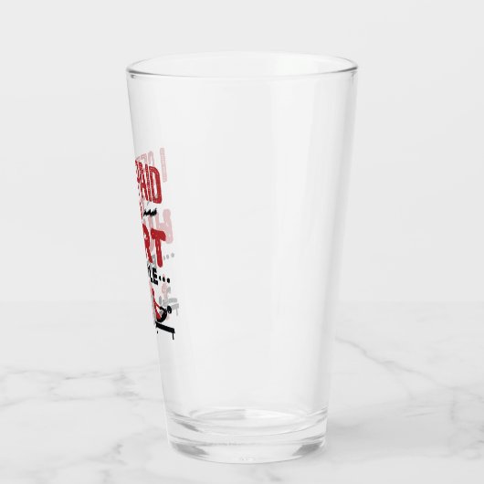 私は人を傷つけるお金を払われる タンブラーグラス (左)