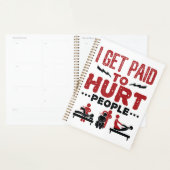 私は人を傷つけるお金を払われる プランナー手帳 (ディスプレー)