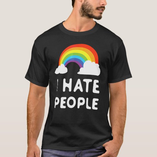 私は人を嫌い Tシャツ (正面)