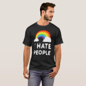 私は人を嫌い Tシャツ (正面フル)