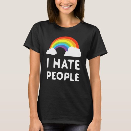 私は人を嫌い Tシャツ (正面)