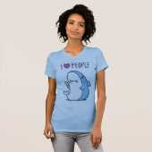 私は人を愛している Tシャツ (正面フル)