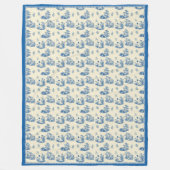 私は人を愛します フリースブランケット (正面)