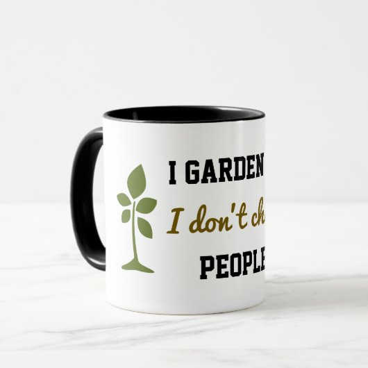 私は人を窒息させないように庭を作る マグカップ (正面左)