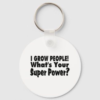 私は人を育てる。What's Your すごい Power キーホルダー