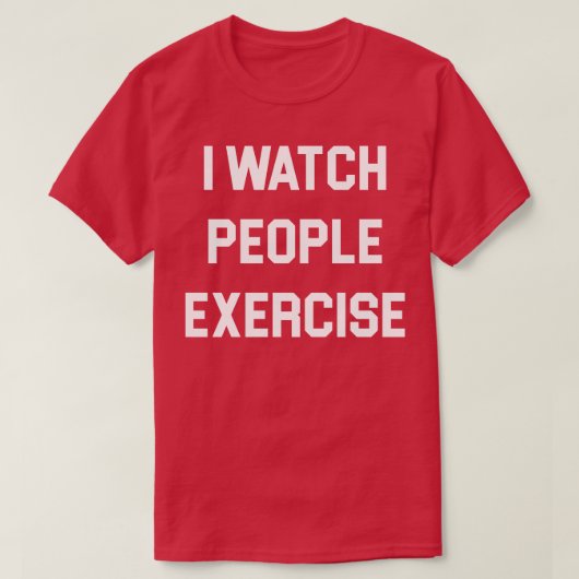 私は人を見るエクササイズ1 Tシャツ (デザイン正面)