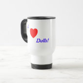 私は人形を愛します トラベルマグ (正面左)