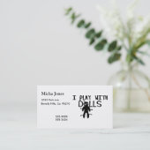 私は人形ブードゥーによって遊びます 名刺 (スタンド正面)