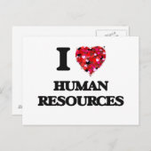 私は人材が大好き ポストカード (正面/裏面)