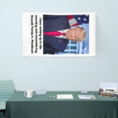 私は人気があるな朝に目覚めることを愛します 横断幕 (トレードショー)