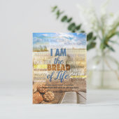 私は人生のパンだ、イエスはヨハネ6で言われた。 ポストカード (スタンド正面)