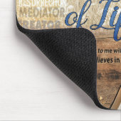 私は人生のパンだ、イエスは言った マウスパッド (コーナー)