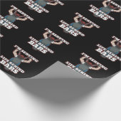 私は人生を支えているバーバイクもしくは自転車に乗る人 ラッピングペーパー (角)