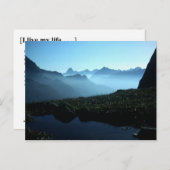 私は人生を生きる ポストカード (正面/裏面)