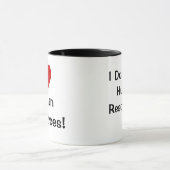 私は人的資源を好みません。私は。愛します。! マグカップ (中央)