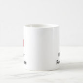 私は人的資源を愛します-倍は味方しました コーヒーマグカップ (中央)