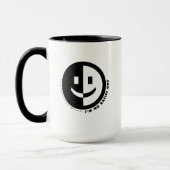 私は人種差別のマグではないです マグカップ (左)