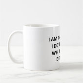 私は人種差別主義者ではないです コーヒーマグカップ (左)