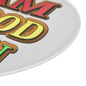 「私は人間がいい」かわいいデザイン。買今 カッティングボード (角)