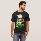 私は人間が信じ偽物になりたい Tシャツ (正面フル)