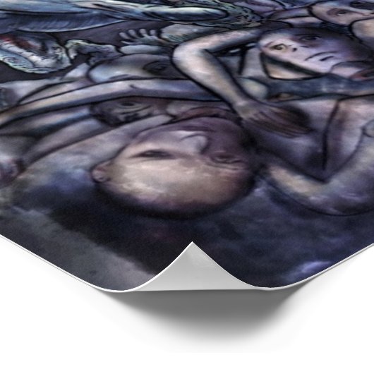 私は人間だった ポスター (角)