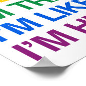 私は人間だ ポスター (角)