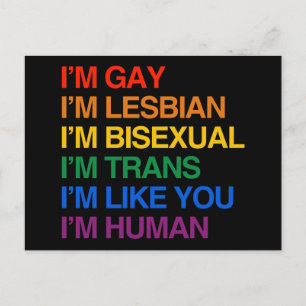 私は人間だ ポストカード